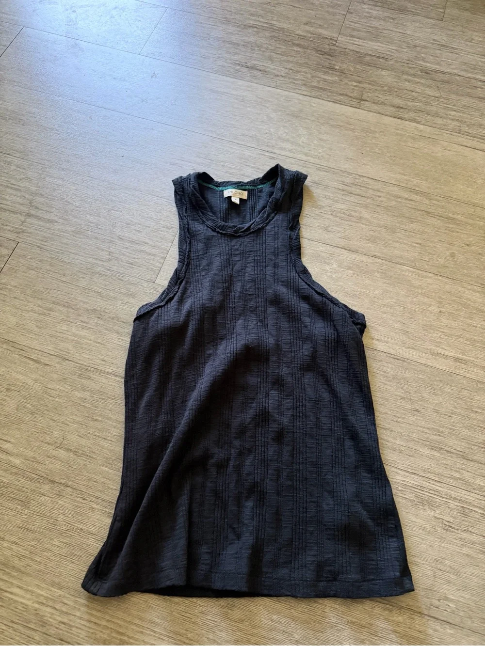 Pilcro for Anthropologie ribbed racerback tank top